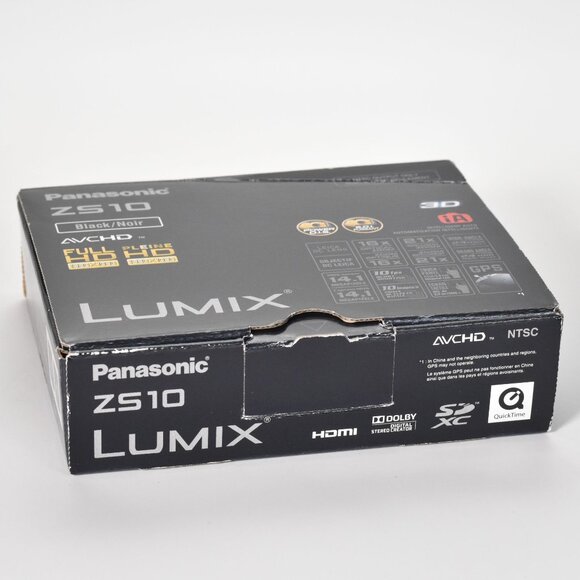 Panasonic Lumix DMC-ZS10 Digital Camera 14.1MP 16x Opt Zoom HD Video GPS 32GB SD - Picture 16 of 16